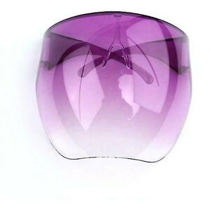 Unbranded (Purple, Adult) Clear Face Shield Mask Googles Sunglasses Visor Anti-fog Transpa Unbranded (Purple, Adult) Clear Face Shield Mask Googles Sunglasses Visor Anti-fog Transpa