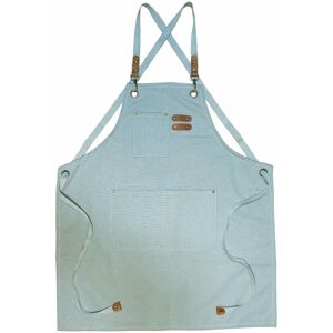Unbranded (Light blue) Thickened Canvas Apron Waterproof Coffee Coffee Hairdressing Shop A Unbranded (Light blue) Thickened Canvas Apron Waterproof Coffee Coffee Hairdressing Shop A
