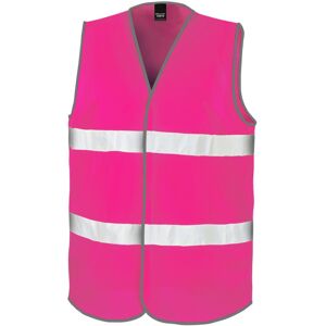 (S/M, Fluorescent Pink) Result Adults Unisex Safeguard Enhance Visibility Vest (S/M, Fluorescent Pink) Result Adults Unisex Safeguard Enhance Visibility Vest