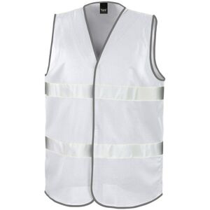 (S/M, White) Result Adults Unisex Safeguard Enhance Visibility Vest (S/M, White) Result Adults Unisex Safeguard Enhance Visibility Vest
