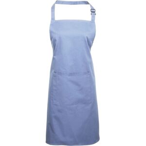 (One Size, Mid Blue) Premier Ladies/Womens Colours Bip Apron With Pocket / Workw (One Size, Mid Blue) Premier Ladies/Womens Colours Bip Apron With Pocket / Workw