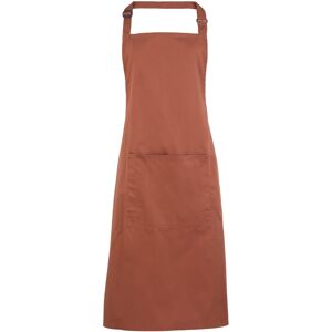 (One Size, Chestnut) Premier Ladies/Womens Colours Bip Apron With Pocket / Workw (One Size, Chestnut) Premier Ladies/Womens Colours Bip Apron With Pocket / Workw