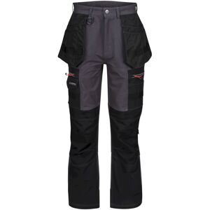 (33S, Iron/Black) Regatta Mens Infiltrate Softshell Stretch Work Trousers (33S, Iron/Black) Regatta Mens Infiltrate Softshell Stretch Work Trousers