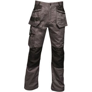 (36S, Iron/Black) Regatta Mens Incursion Work Trousers (36S, Iron/Black) Regatta Mens Incursion Work Trousers
