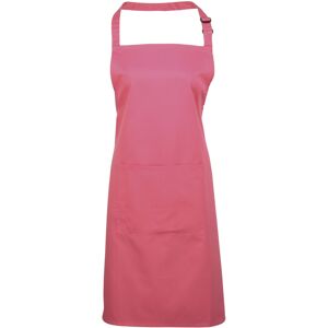 (One Size, Fuchsia) Premier Ladies/Womens Colours Bip Apron With Pocket / Workwe (One Size, Fuchsia) Premier Ladies/Womens Colours Bip Apron With Pocket / Workwe