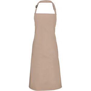 (One Size, Latte) Premier Colours Bib Apron / Workwear (One Size, Latte) Premier Colours Bib Apron / Workwear