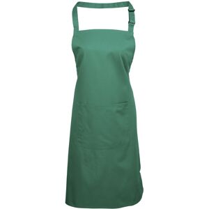 (One Size, Emerald) Premier Ladies/Womens Colours Bip Apron With Pocket / Workwe (One Size, Emerald) Premier Ladies/Womens Colours Bip Apron With Pocket / Workwe