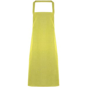 (One Size, Lime) Premier Ladies/Womens Slim Apron (no Pocket) / Workwear (One Size, Lime) Premier Ladies/Womens Slim Apron (no Pocket) / Workwear