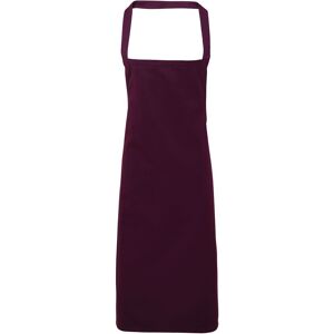 (One Size, Aubergine) Premier Ladies/Womens Slim Apron (no Pocket) / Workwear (One Size, Aubergine) Premier Ladies/Womens Slim Apron (no Pocket) / Workwear