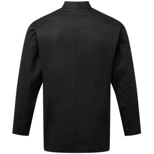 (4XL, Black) Premier Mens Essential Long-Sleeved Chef Jacket (4XL, Black) Premier Mens Essential Long-Sleeved Chef Jacket