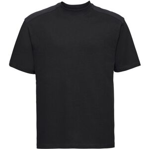 (XS, Black) Russell Europe Mens Workwear Short Sleeve Cotton T-Shirt (XS, Black) Russell Europe Mens Workwear Short Sleeve Cotton T-Shirt