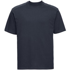 (XL, French Navy) Russell Europe Mens Workwear Short Sleeve Cotton T-Shirt (XL, French Navy) Russell Europe Mens Workwear Short Sleeve Cotton T-Shirt