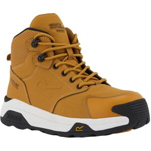 (4 UK, Honey/White) Regatta Mens Metafort Nubuck Safety Boots (4 UK, Honey/White) Regatta Mens Metafort Nubuck Safety Boots