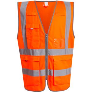 (3XL, Orange) Regatta Mens Pro Executive Hi-Vis Vest (3XL, Orange) Regatta Mens Pro Executive Hi-Vis Vest