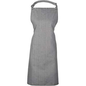 (One Size, Grey Denim) Premier Unisex Adult Plain Apron (One Size, Grey Denim) Premier Unisex Adult Plain Apron
