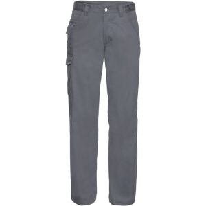 (28L, Convoy Grey) Russell Mens Polycotton Work Trousers (28L, Convoy Grey) Russell Mens Polycotton Work Trousers