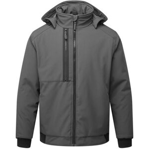(XL, Metal Grey) Portwest Unisex Adult Padded 2 Layer Soft Shell Jacket (XL, Metal Grey) Portwest Unisex Adult Padded 2 Layer Soft Shell Jacket