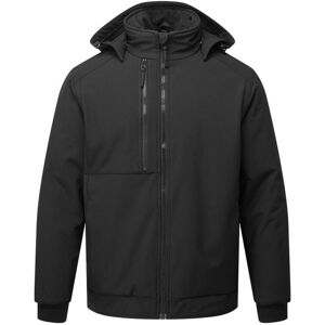 (M, Black) Portwest Unisex Adult Padded 2 Layer Soft Shell Jacket (M, Black) Portwest Unisex Adult Padded 2 Layer Soft Shell Jacket