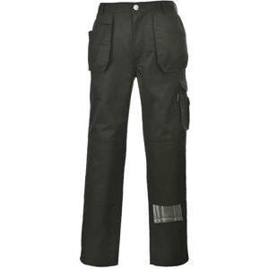 (S R, Black) Portwest Mens Slate Holster Work Trousers (S R, Black) Portwest Mens Slate Holster Work Trousers