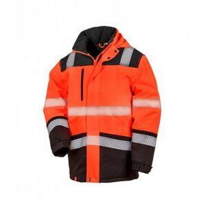 (3XL, Fluorescent Orange/Black) Result Adults Unisex Safe-Guard Safety Soft Shel (3XL, Fluorescent Orange/Black) Result Adults Unisex Safe-Guard Safety Soft Shel