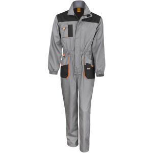 (2XL, Grey / Black / Orange) Result Unisex Work-Guard Lite Workwear Coverall (Br (2XL, Grey / Black / Orange) Result Unisex Work-Guard Lite Workwear Coverall (Br