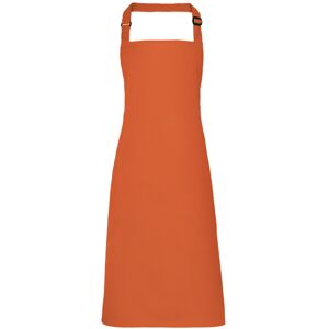 (One Size, Orange) Premier Colours Bib Apron / Workwear (Pack of 2) (One Size, Orange) Premier Colours Bib Apron / Workwear (Pack of 2)