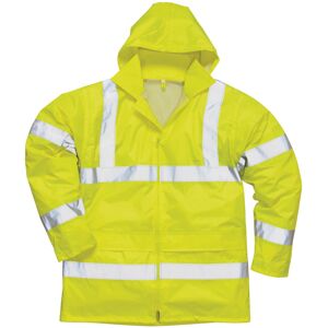 (M, Yellow) Portwest Hi-Vis Rain Jacket (H440) / Safetywear / Workwear (Pack of (M, Yellow) Portwest Hi-Vis Rain Jacket (H440) / Safetywear / Workwear (Pack of