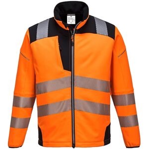 (M, Orange/Black) Portwest Mens PW3 Hi-Vis Soft Shell Jacket (M, Orange/Black) Portwest Mens PW3 Hi-Vis Soft Shell Jacket