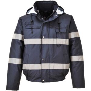 (S, Navy) Portwest Iona Lite Reflective Work Bomber Jacket (S, Navy) Portwest Iona Lite Reflective Work Bomber Jacket