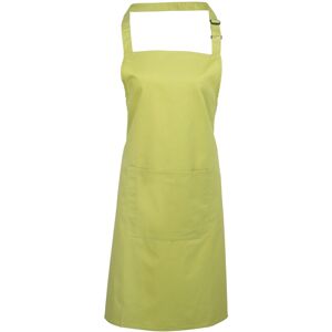(One Size, Lime) Premier Ladies/Womens Colours Bip Apron With Pocket / Workwear (One Size, Lime) Premier Ladies/Womens Colours Bip Apron With Pocket / Workwear