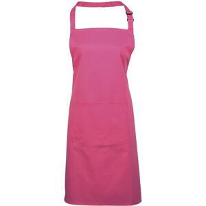 (One Size, Hot Pink) Premier Ladies/Womens Colours Bip Apron With Pocket / Workw (One Size, Hot Pink) Premier Ladies/Womens Colours Bip Apron With Pocket / Workw