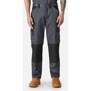 (32S, Grey/Black) Dickies Mens Plain Work Trousers (32S, Grey/Black) Dickies Mens Plain Work Trousers