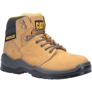 (Gold, 12 (Adults')) Caterpillar Striver Nubuck Honey Safety Boots (Gold, 12 (Adults')) Caterpillar Striver Nubuck Honey Safety Boots