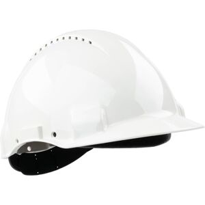 3M G3000C White Vented Short-Peak Slip-Ratchet Safety Helmet 3M G3000C White Vented Short-Peak Slip-Ratchet Safety Helmet