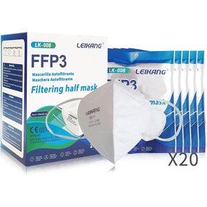 Unbranded Ffp3 Nr Mask Ce Certified 20 Units Ce0370 En 149:2001 A1:2009 Pfe99% Unbranded Ffp3 Nr Mask Ce Certified 20 Units Ce0370 En 149:2001 A1:2009 Pfe99%
