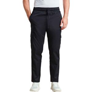 (4XL, Black) Premier Unisex Adult Essential Cargo Pocket Chef Trousers (4XL, Black) Premier Unisex Adult Essential Cargo Pocket Chef Trousers