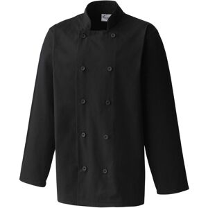 (5XL, Black) Premier Mens Long-Sleeved Chef Jacket (5XL, Black) Premier Mens Long-Sleeved Chef Jacket