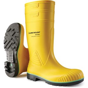 Dunlop - ACIFORT HEAVY DUTY Safety Wellington Boot YELLOW GREEN Dunlop - ACIFORT HEAVY DUTY Safety Wellington Boot YELLOW GREEN