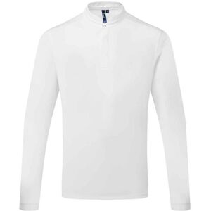 (XXL, White) Premier Mens Essential Coolchecker Long-Sleeved Chef Shirt (XXL, White) Premier Mens Essential Coolchecker Long-Sleeved Chef Shirt