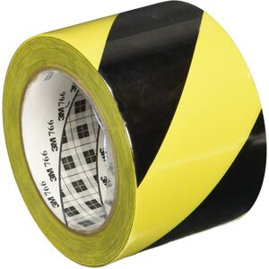 766 Striped Vinyl Tape 5.0 Mil 3"""" x 36 yds Black/Yellow 12/Case 3M St 766 Striped Vinyl Tape 5.0 Mil 3"""" x 36 yds Black/Yellow 12/Case 3M St