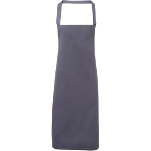 Premier Grey Cotton Slim Apron - No Pocket - One Size - Apron Premier Grey Cotton Slim Apron - No Pocket - One Size - Apron