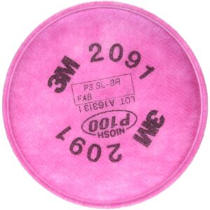 3M particulate filters P100 #2091/07000 Pink One Size 2 Count 3M particulate filters P100 #2091/07000 Pink One Size 2 Count