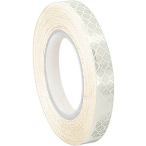 3M 3430 White Micro Prismatic Sheeting Reflective Tape - 0.25 in. X 15 ft. Non M 3M 3430 White Micro Prismatic Sheeting Reflective Tape - 0.25 in. X 15 ft. Non M