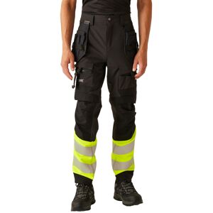 (38S, Black/Yellow) Regatta Professional Unisex Adult High-Vis Work Trousers (38S, Black/Yellow) Regatta Professional Unisex Adult High-Vis Work Trousers