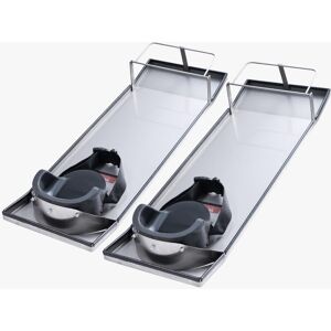 VEVOR Stainless Steel Knee Boards for Cement Finishing 30''x10'' Sliders with P VEVOR Stainless Steel Knee Boards for Cement Finishing 30''x10'' Sliders with P