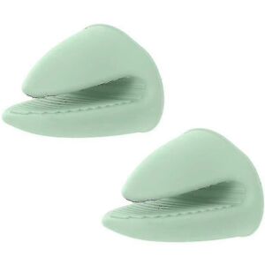 Unbranded Pcs Thick Silicone Oven Mitts Heat Resistant for Baking, BBQ and Grilling (Green Unbranded Pcs Thick Silicone Oven Mitts Heat Resistant for Baking, BBQ and Grilling (Green