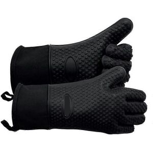 Unbranded (2 Pack) Premium Oven Mitts Up To 350C - Extreme Heat Resistant Silicone Grill G Unbranded (2 Pack) Premium Oven Mitts Up To 350C - Extreme Heat Resistant Silicone Grill G