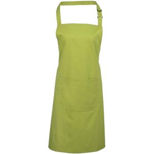 (One Size, Lime Green) Premier Unisex Adult Colours Pocket Full Apron (One Size, Lime Green) Premier Unisex Adult Colours Pocket Full Apron