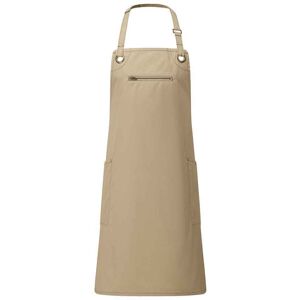 (One Size, Khaki/Brown) Premier Barley Recycled Full Apron (One Size, Khaki/Brown) Premier Barley Recycled Full Apron