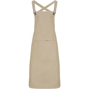 (One Size, Khaki) Premier Barista Cross Back Full Apron (One Size, Khaki) Premier Barista Cross Back Full Apron
